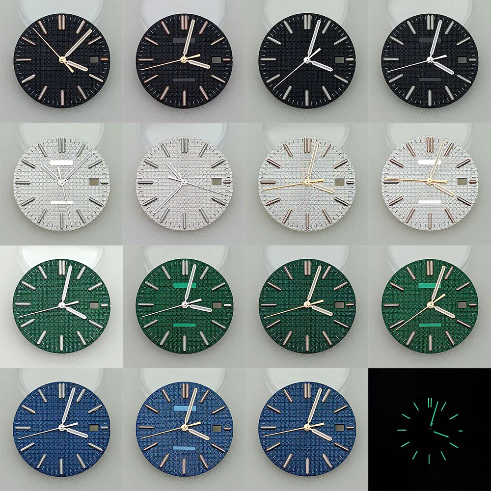 31.8mm NH35 Dial NH35A Movement hand Watch nh35 hands.watch hands nh35 clock hands Dial Accessories Green Luminous
31.8mm NH35 Dial NH35A Movement hand Watch nh35 hands.watch hands nh35 clock hands Dial Accessories Green Luminous