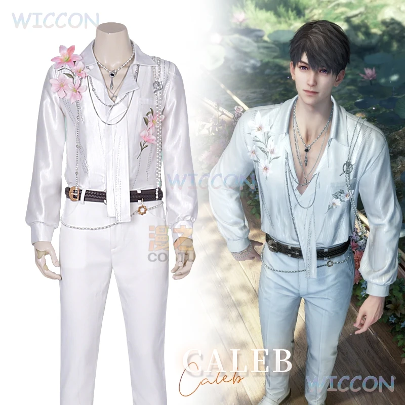 Caleb Cosplay Spring and Flower Outfit Game Love And Deepspace Wig Xia Yizhou Mens Blouse Suit Couple Halloween Event Outfit
Caleb Cosplay Spring and Flower Outfit Game Love And Deepspace Wig Xia Yizhou Mens Blouse Suit Couple Halloween Event Outfit