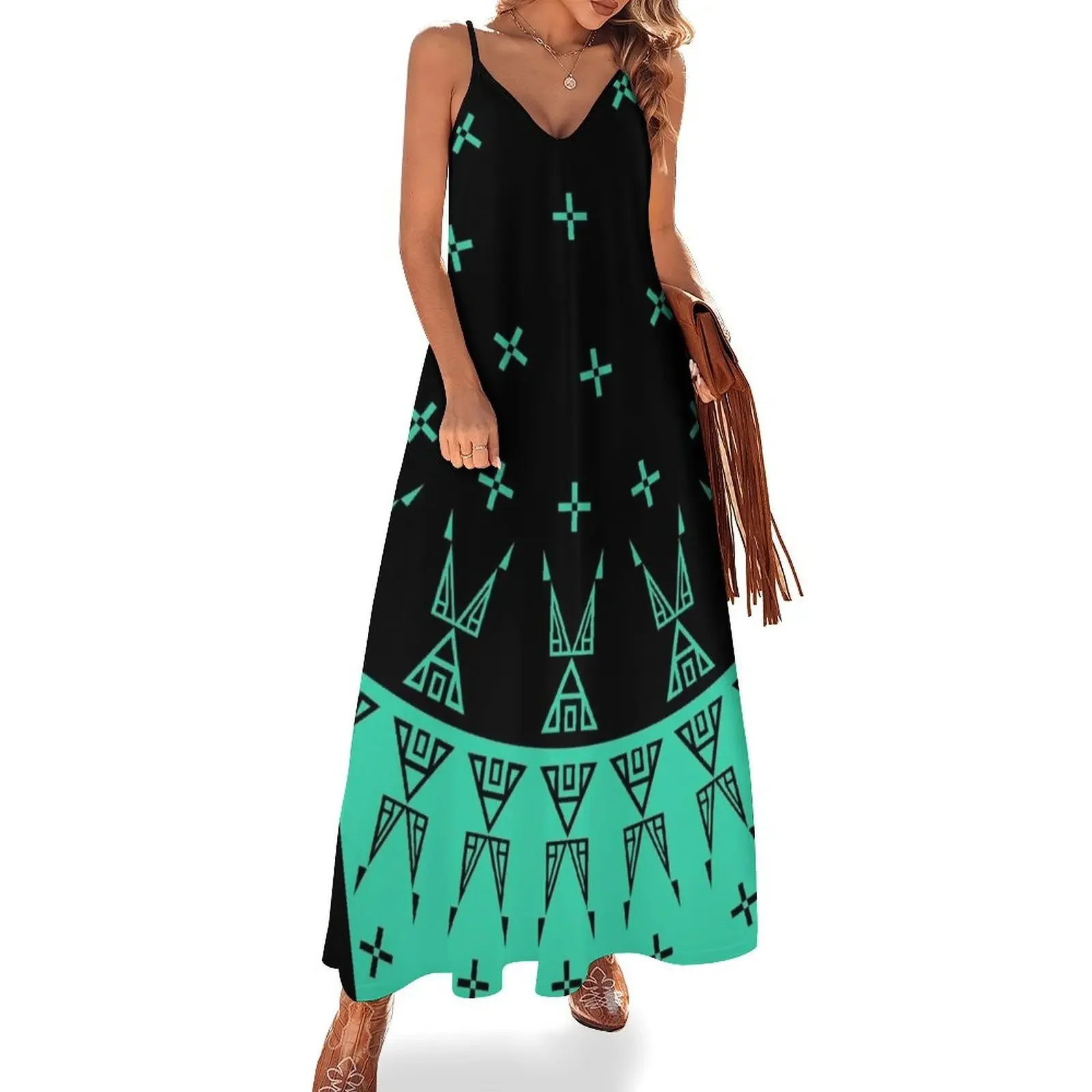 Night Stars (Aqua/Black) Sleeveless Dress women evening dress beach dresses birthday dresses for women
Night Stars (Aqua/Black) Sleeveless Dress women evening dress beach dresses birthday dresses for women