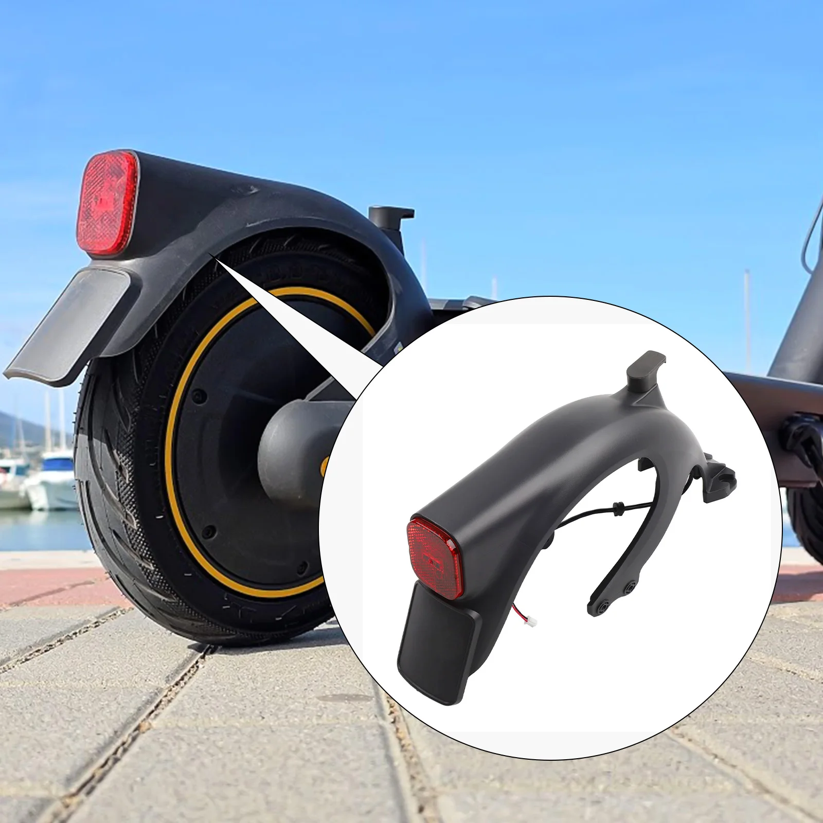 Rear Mudguard For Ninebot Max G2 Electric Scooter Mudguard With Rear Taillight Front Back Guard Mudguard Screw KIT
Rear Mudguard For Ninebot Max G2 Electric Scooter Mudguard With Rear Taillight Front Back Guard Mudguard Screw KIT