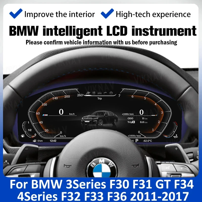 For BMW 3Series F30 F31 GT F34 4Series F32 F33 F36 2011-2017 Digital Dashboard Linux Car Digital Instrument Multimedia Player
For BMW 3Series F30 F31 GT F34 4Series F32 F33 F36 2011-2017 Digital Dashboard Linux Car Digital Instrument Multimedia Player