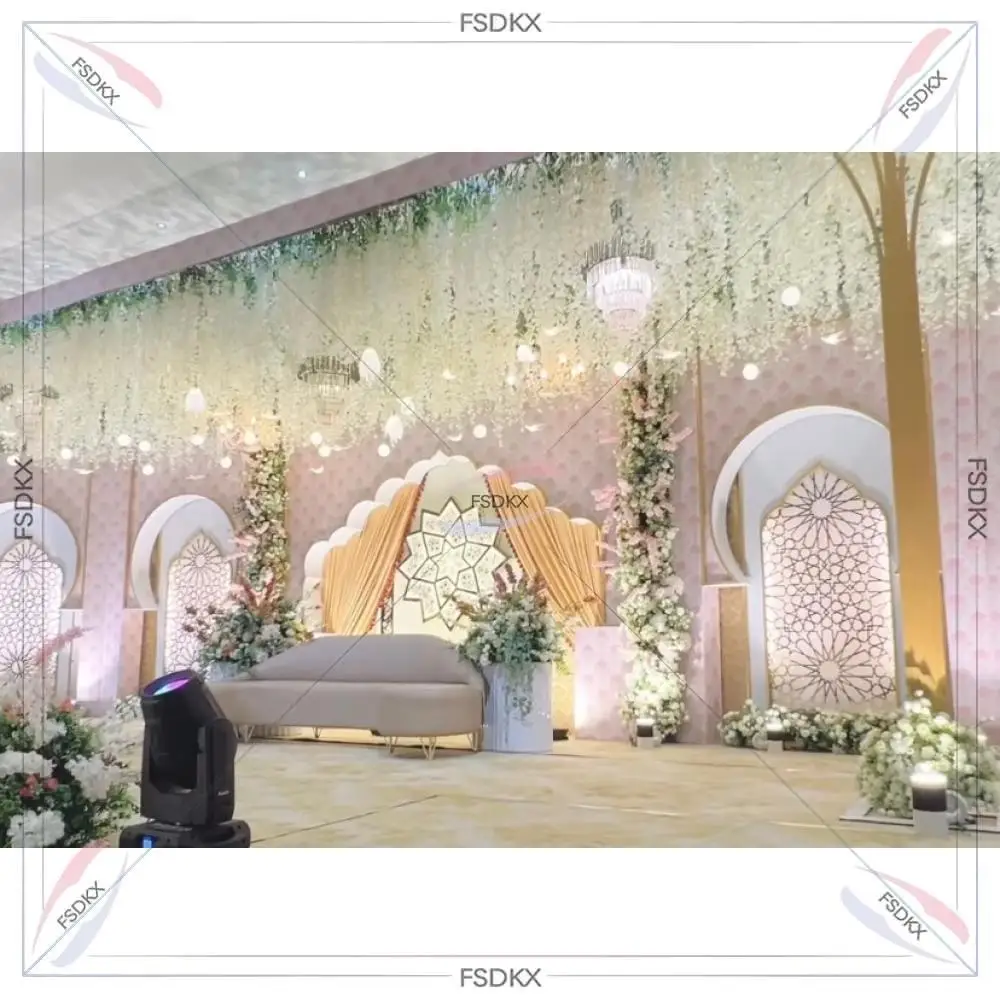 New Product White Square PVC Wedding Arch Wall with Round Light Bar Acrylic Backdrop Stand for Wedding Decoration
New Product White Square PVC Wedding Arch Wall with Round Light Bar Acrylic Backdrop Stand for Wedding Decoration