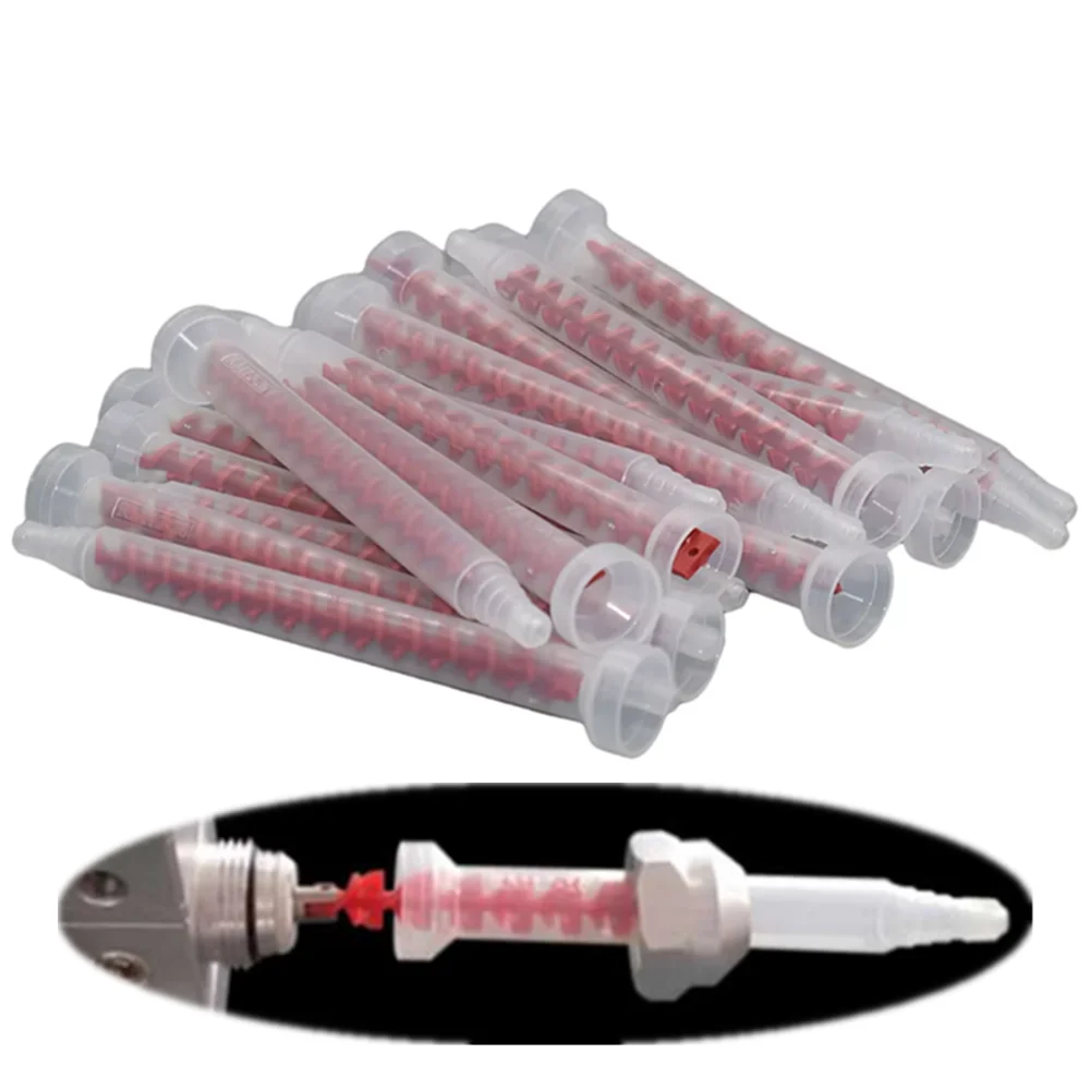 200pcs Dynamic Mixed Tube Quick Mixing Nozzle RM12-26 Two Component Liquid Glue Adhesives Mixer AB Glue Dynamic Mixing Nozzle
200pcs Dynamic Mixed Tube Quick Mixing Nozzle RM12-26 Two Component Liquid Glue Adhesives Mixer AB Glue Dynamic Mixing Nozzle