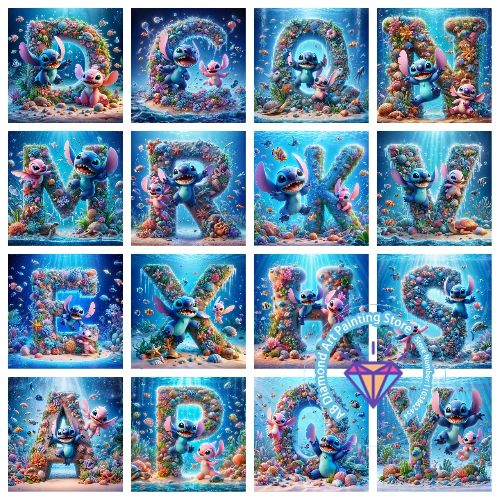 Stitch Angel Sea Letter Cartoon AB Diamond Painting Kit Square Round Diamond 5D DIY Mosaic Handmade Art Adult Gift Home Decor
Stitch Angel Sea Letter Cartoon AB Diamond Painting Kit Square Round Diamond 5D DIY Mosaic Handmade Art Adult Gift Home Decor