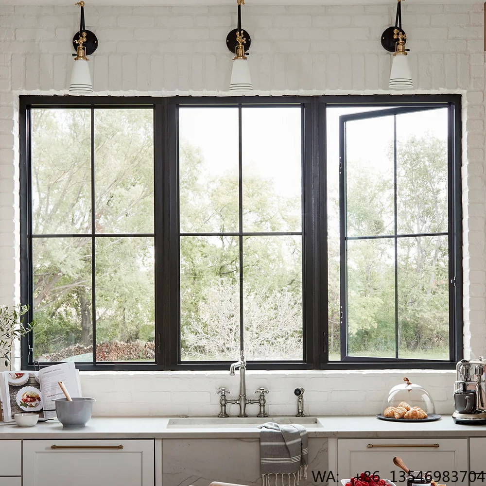 NFRC Standards High Energy Efficiency Double Glazing Aluminum Casement windows Double Casement Window with Grill
NFRC Standards High Energy Efficiency Double Glazing Aluminum Casement windows Double Casement Window with Grill
