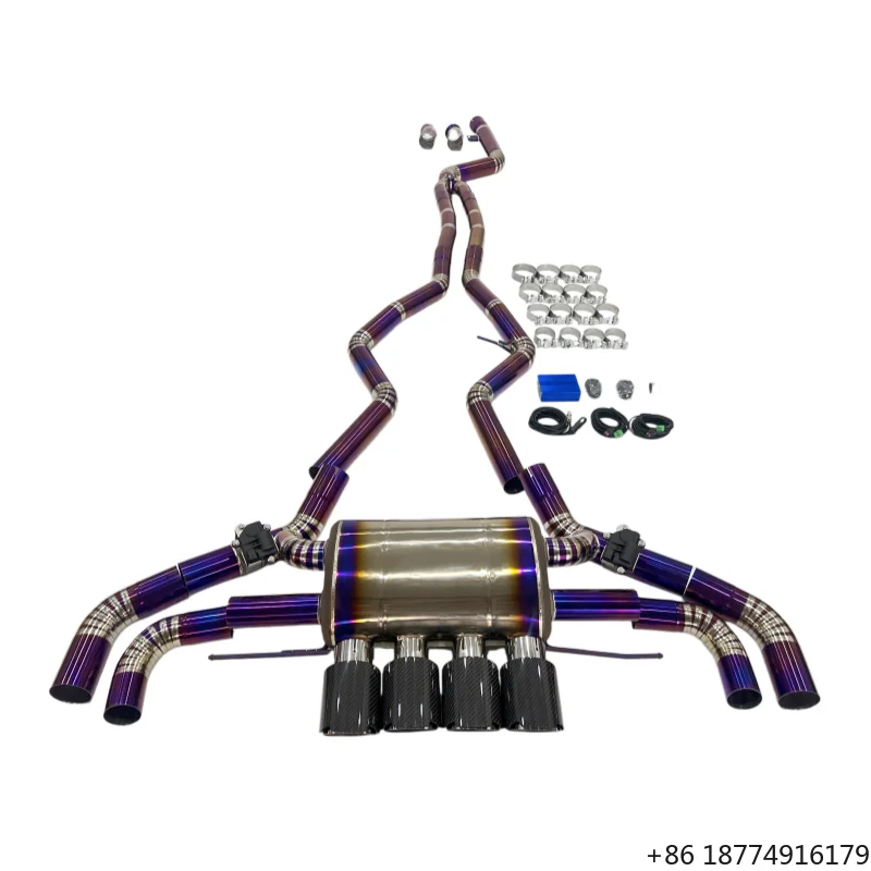 Titanium Valved Catback Exhaust With Remote Control for M340i M440i 2020-2026 B58 3.0T G20 G21 G22 G23 G26
Titanium Valved Catback Exhaust With Remote Control for M340i M440i 2020-2026 B58 3.0T G20 G21 G22 G23 G26