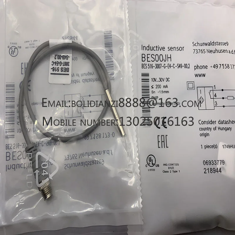 The brand-new original sensor BES00JF BES 516-3007-G-E4-C-S49-00,15 warranty for one year in stock
The brand-new original sensor BES00JF BES 516-3007-G-E4-C-S49-00,15 warranty for one year in stock