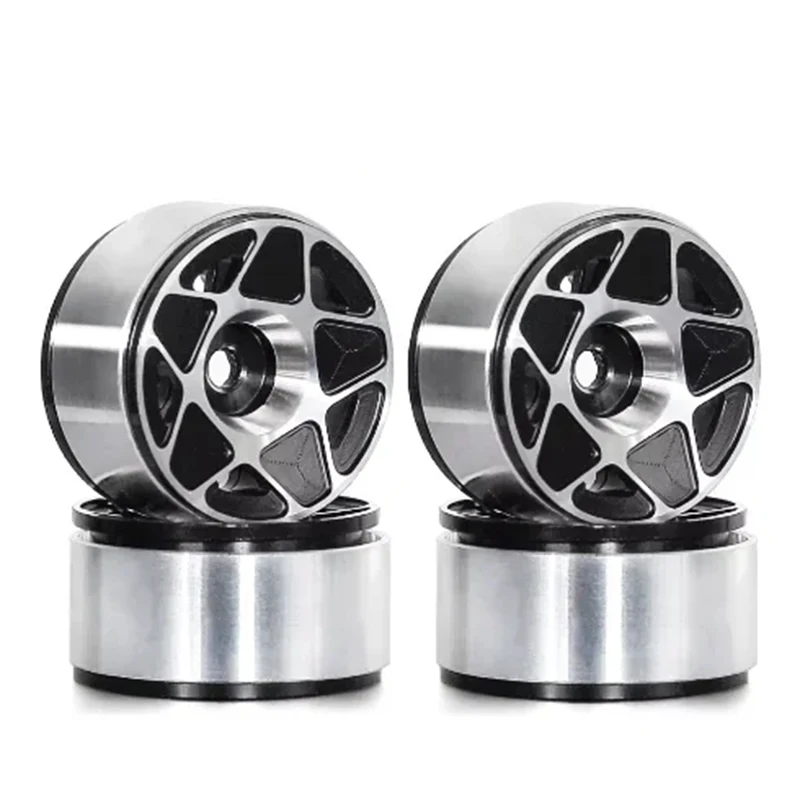 4 Pcs 1.0" Metal Beadlock Wheel Hubs & Rims - Perfect Upgrade for 1/18, 1/24 RC Crawler Cars like TRX4M, SCX24, AX24!
4 Pcs 1.0" Metal Beadlock Wheel Hubs & Rims - Perfect Upgrade for 1/18, 1/24 RC Crawler Cars like TRX4M, SCX24, AX24!