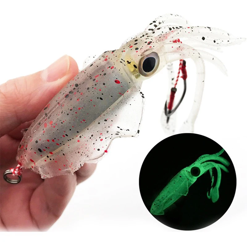 1pcs Fishing Soft Squid Lure 60g 15cm Luminous/UV Squid Jig Fishing Lures For Sea Fishing Boat Fishing Wobblers Bait Rockfishing
1pcs Fishing Soft Squid Lure 60g 15cm Luminous/UV Squid Jig Fishing Lures For Sea Fishing Boat Fishing Wobblers Bait Rockfishing