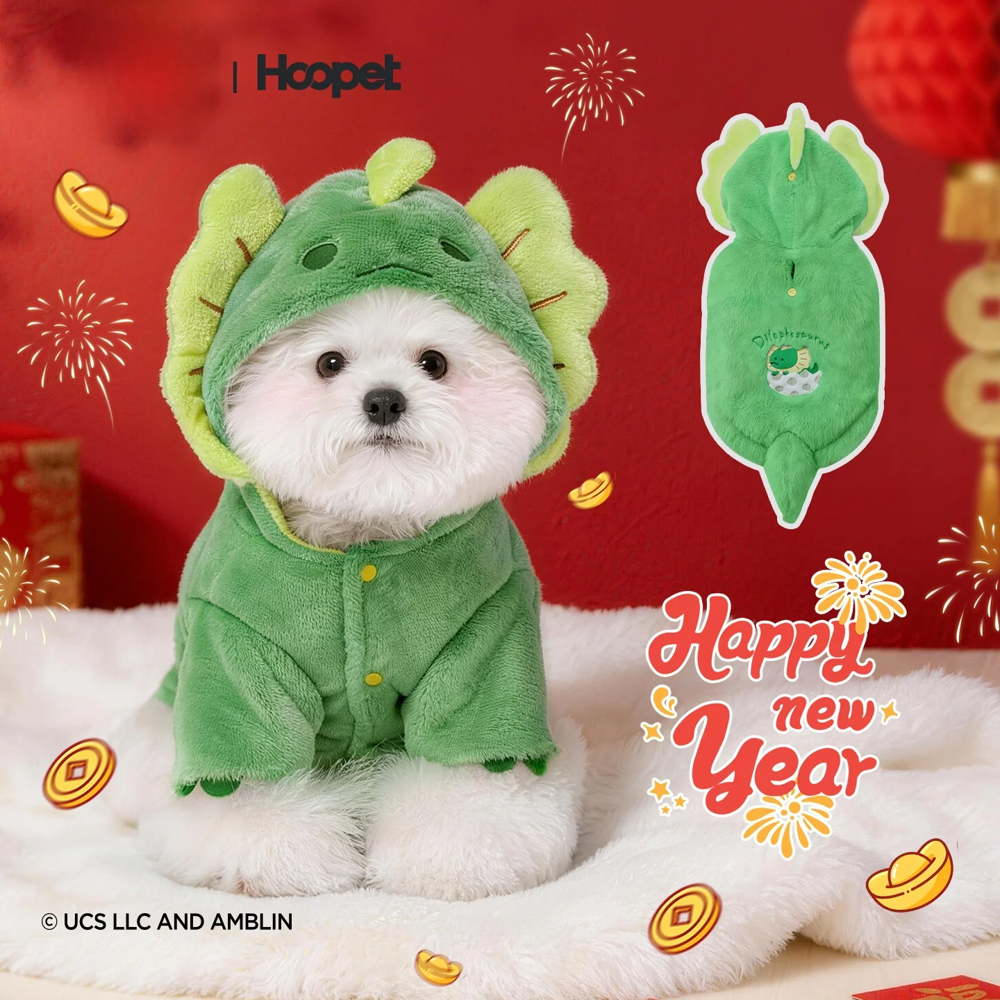Warm Cotton Dinosaur Clothes for Dogs New Year Outwear Teddy Bichon Small Dogs Thermal Clothes Pet Supplies Dog Clothes
Warm Cotton Dinosaur Clothes for Dogs New Year Outwear Teddy Bichon Small Dogs Thermal Clothes Pet Supplies Dog Clothes