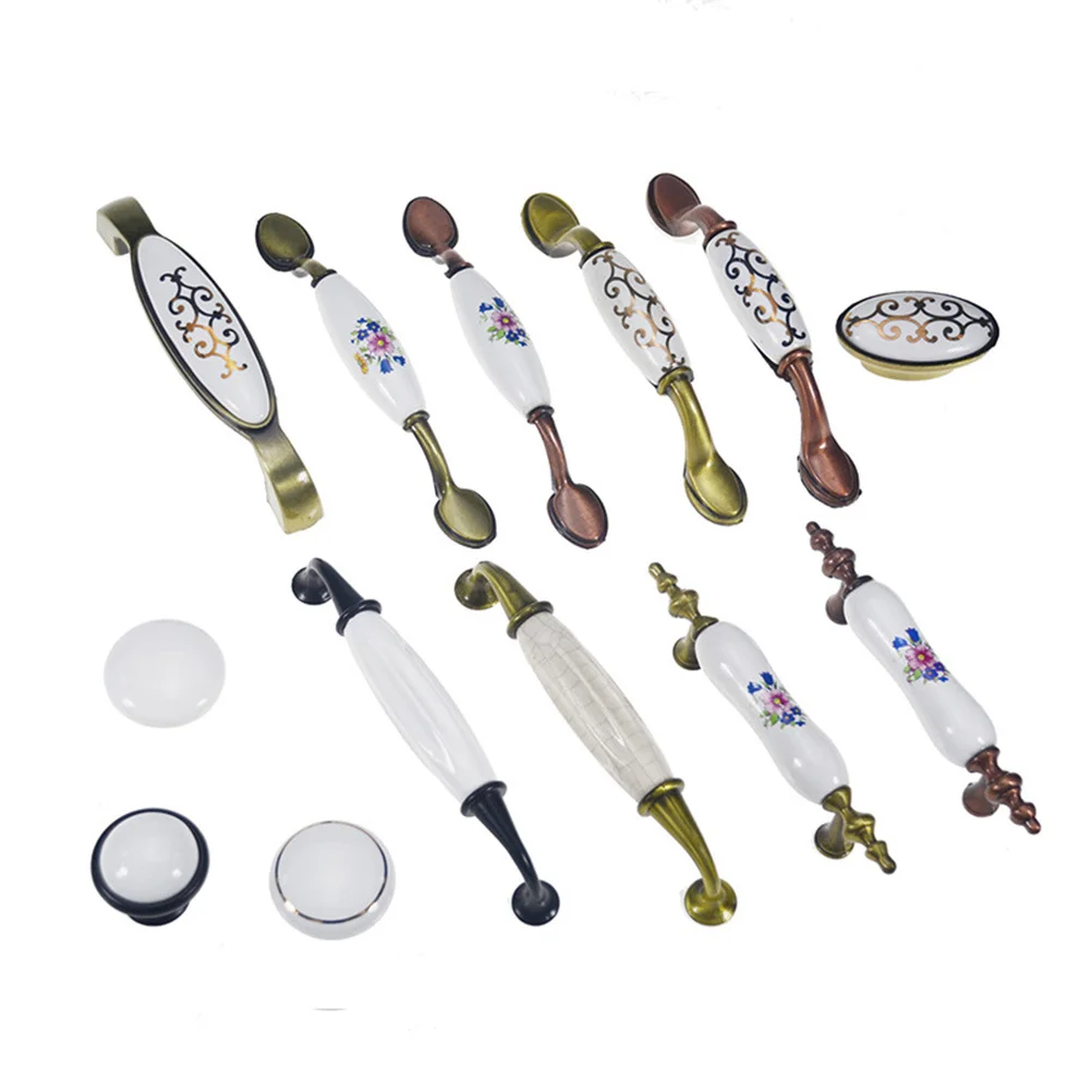 Aluminium Alloy Ceramic Handle Stylish Drawer Pull La8607-128 Ancient Cyan Creative Furniture Update Easy to Use Home Decor
Aluminium Alloy Ceramic Handle Stylish Drawer Pull La8607-128 Ancient Cyan Creative Furniture Update Easy to Use Home Decor