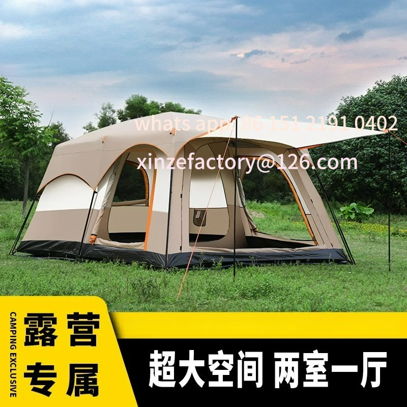 Customizable Tent Outdoor Two Bedrooms One Living Room Camping Equipment Portable Folding Sunscreen Rain Protection Park Picnic
Customizable Tent Outdoor Two Bedrooms One Living Room Camping Equipment Portable Folding Sunscreen Rain Protection Park Picnic