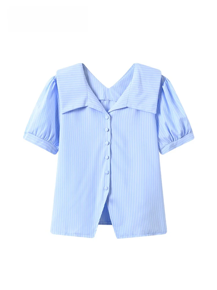 Cara CLUB plus Size Striped Short Sleeve Shirt Women's Fashionable Casual Style Spring Summer New Arrival Big Sister Top
Cara CLUB plus Size Striped Short Sleeve Shirt Women's Fashionable Casual Style Spring Summer New Arrival Big Sister Top