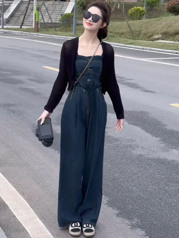 Осенний модный комплект из джинсовой укороченной кофточки и кардигана с высокой талией, женский ретро-комплект в стиле Гонконг, цельный комплект
Осенний модный комплект из джинсовой укороченной кофточки и кардигана с высокой талией, женский ретро-комплект в стиле Гонконг, цельный комплект