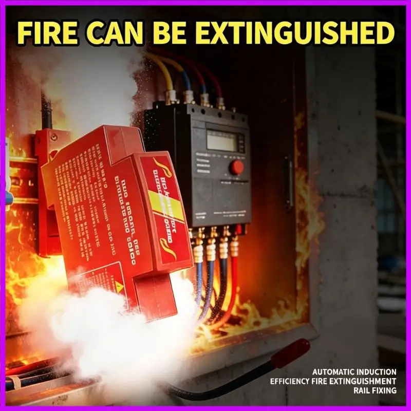 NEW 1/2/3/4/5Pcs Extinguishing Device Snap-On Guide Automatic extinguishing sticker For Distribution Box/Cabinet
NEW 1/2/3/4/5Pcs Extinguishing Device Snap-On Guide Automatic extinguishing sticker For Distribution Box/Cabinet
