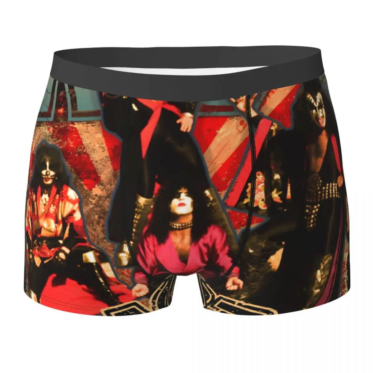 New Fashion Hip Hop Rock Punk Kiss Band Underwear Breathable Panties Printing Boxer Brief 3D Pouch Men's Plus Size Boxer Shorts
New Fashion Hip Hop Rock Punk Kiss Band Underwear Breathable Panties Printing Boxer Brief 3D Pouch Men's Plus Size Boxer Shorts