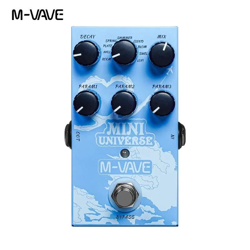 M-VAVE Mini Universe Digital Reverb Pedal 9 Reverb Effects Room/Shimmer/Lofi/Spring Reveb Effect Pedals Guitar Accessories
M-VAVE Mini Universe Digital Reverb Pedal 9 Reverb Effects Room/Shimmer/Lofi/Spring Reveb Effect Pedals Guitar Accessories