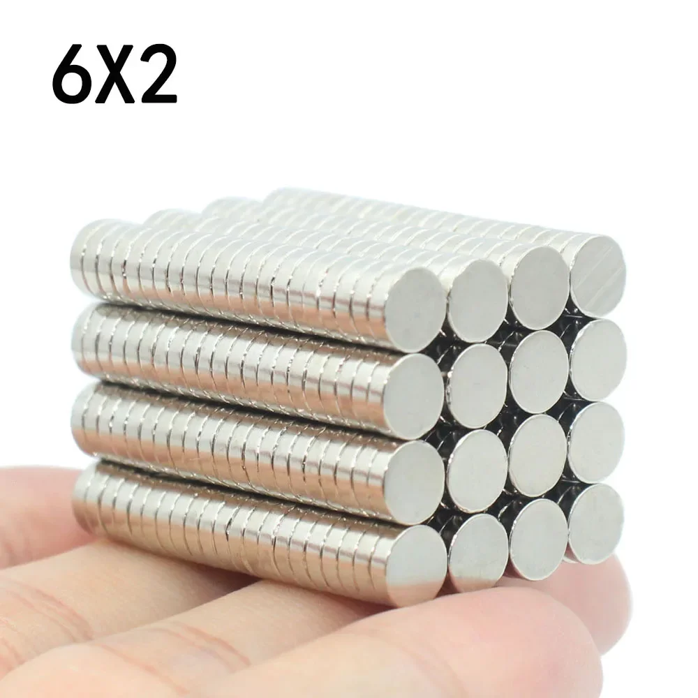 10/20/30/50/80/100 Pcs 6x2 Neodymium Magnet 6mm x 2mm N35 NdFeB Round Super Powerful Strong Permanent Magnetic imanes Disc 6*2
10/20/30/50/80/100 Pcs 6x2 Neodymium Magnet 6mm x 2mm N35 NdFeB Round Super Powerful Strong Permanent Magnetic imanes Disc 6*2