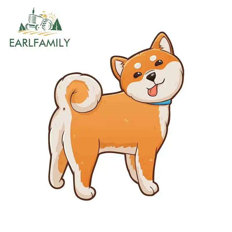 EARLFAMILY 13cm X 10.4cm Cartoon Shiba Inu Car Stickers Bumper Trunk Decal Cute Dog Car Styling Car Accessories Decoration
EARLFAMILY 13cm X 10.4cm Cartoon Shiba Inu Car Stickers Bumper Trunk Decal Cute Dog Car Styling Car Accessories Decoration