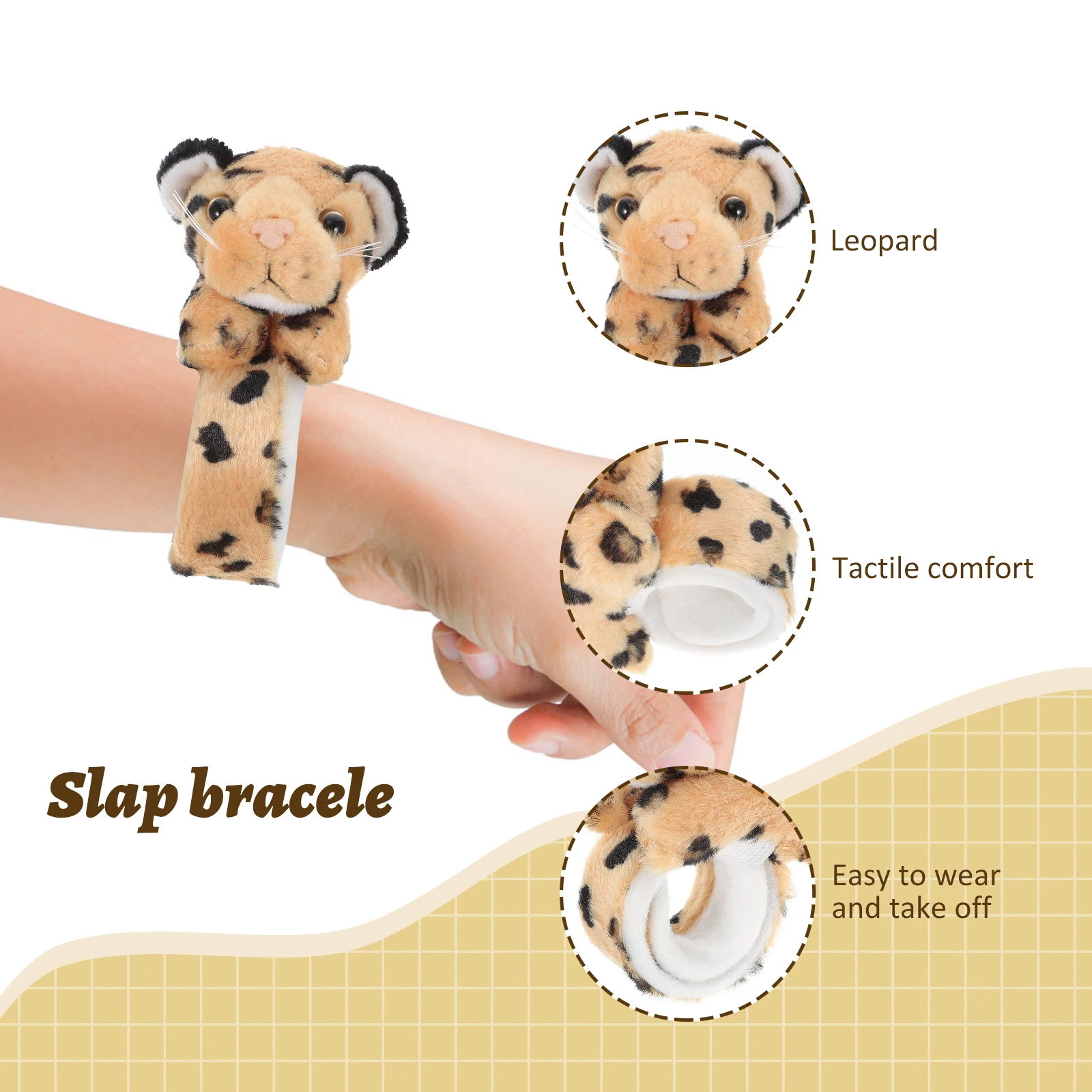 1pc Slap Bracelet Kids Animal Elephant Style Comfortable Party Favors Jungle Theme School Costume Parties Snap Bracelets
1pc Slap Bracelet Kids Animal Elephant Style Comfortable Party Favors Jungle Theme School Costume Parties Snap Bracelets