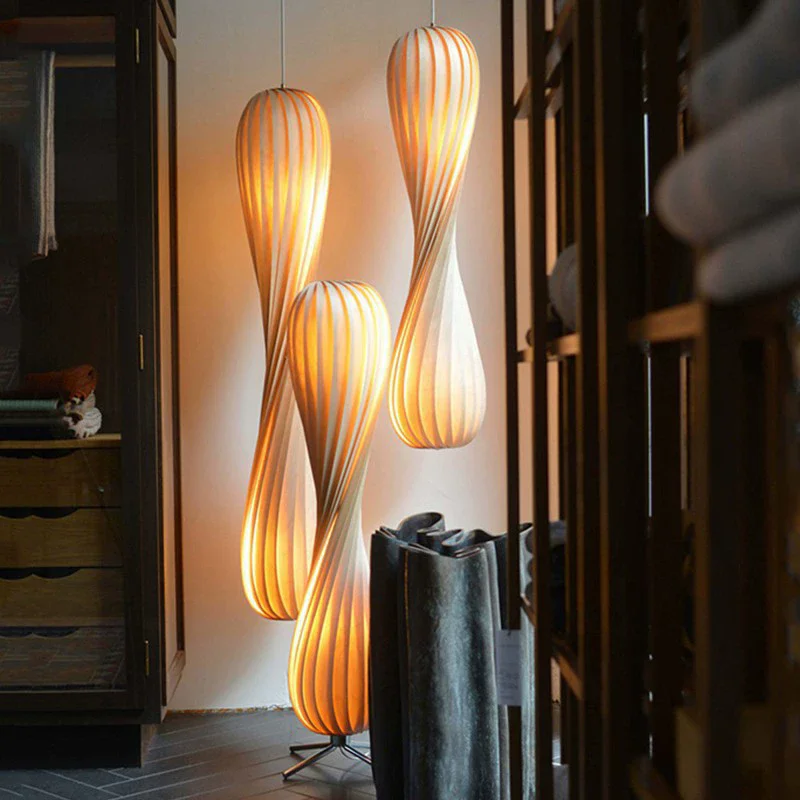 Wabi Sabi Living Room Bedroom Wooden Home Art Retro Simple Hanging Lamp Lighting Thousand Layer Curved Small Waist Pendant Light
Wabi Sabi Living Room Bedroom Wooden Home Art Retro Simple Hanging Lamp Lighting Thousand Layer Curved Small Waist Pendant Light