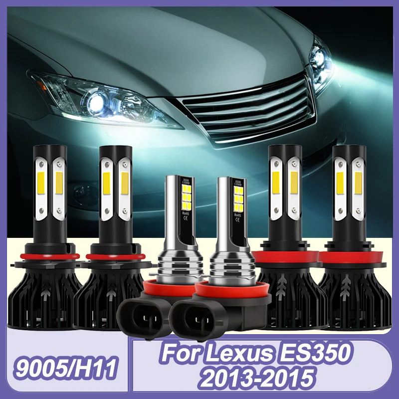 9005 H11 Canbus LED Headlights 60000LM COB Chips 6000K White H11 Auto Fog Lamp Bulbs Combo Kit For Lexus ES350 2013 2014 2015
9005 H11 Canbus LED Headlights 60000LM COB Chips 6000K White H11 Auto Fog Lamp Bulbs Combo Kit For Lexus ES350 2013 2014 2015
