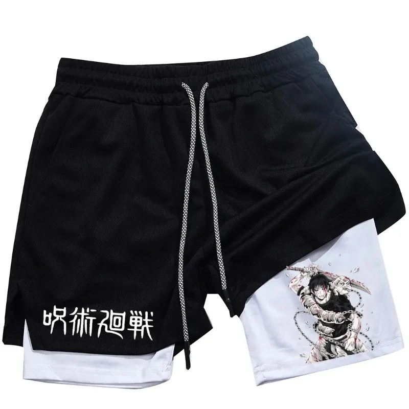 Anime performance shorts Toji printed men's GYM casual sports shorts fitness running double-layer 2-in-1 sports shorts
Anime performance shorts Toji printed men's GYM casual sports shorts fitness running double-layer 2-in-1 sports shorts