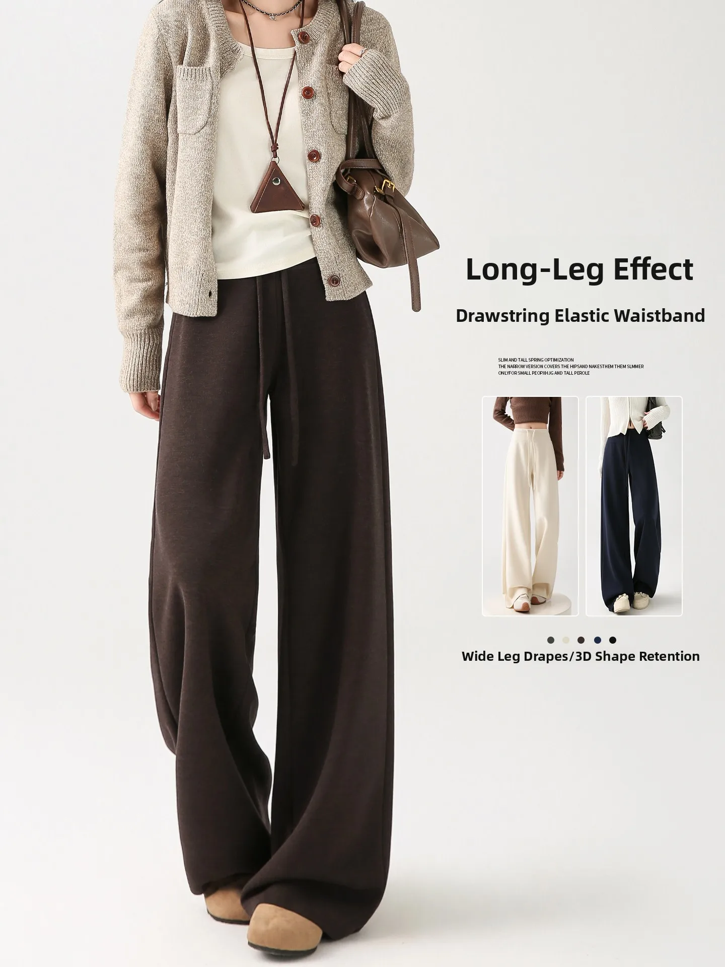 Широкие брюки из ацетатной шерсти, женские свободные зимние брюки с высокой талией, прямые брюки для йоги на подкладке, мягкие клейкие рисовые торты...
Широкие брюки из ацетатной шерсти, женские свободные зимние брюки с высокой талией, прямые брюки для йоги на подкладке, мягкие клейкие рисовые торты...