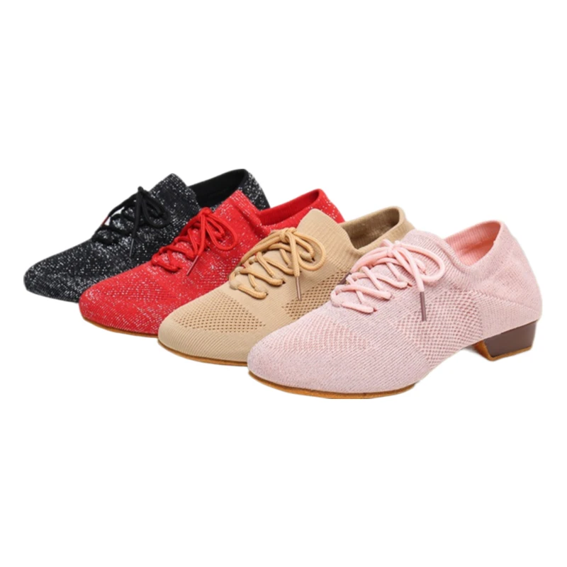 Dance Shoes Adult Jazz Women's Practice Shoes Camel-colored Belted Latin Dance Shoes with Low Heels Chaussure Danse Latine Femme
Dance Shoes Adult Jazz Women's Practice Shoes Camel-colored Belted Latin Dance Shoes with Low Heels Chaussure Danse Latine Femme