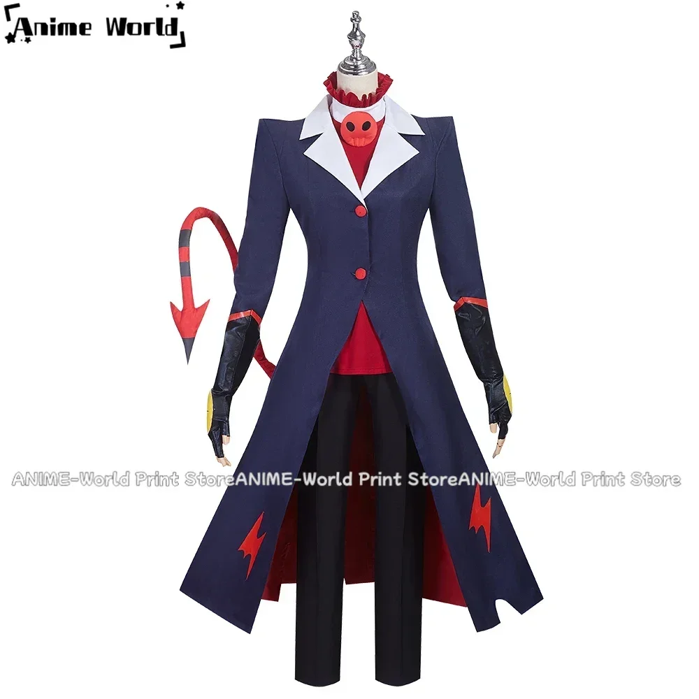 《Custom Size》Anime Helluva Boss Blitzo Cosplay Costume Party Uniform Suit with Tail Halloween Outfit for Men Women Custom
《Custom Size》Anime Helluva Boss Blitzo Cosplay Costume Party Uniform Suit with Tail Halloween Outfit for Men Women Custom