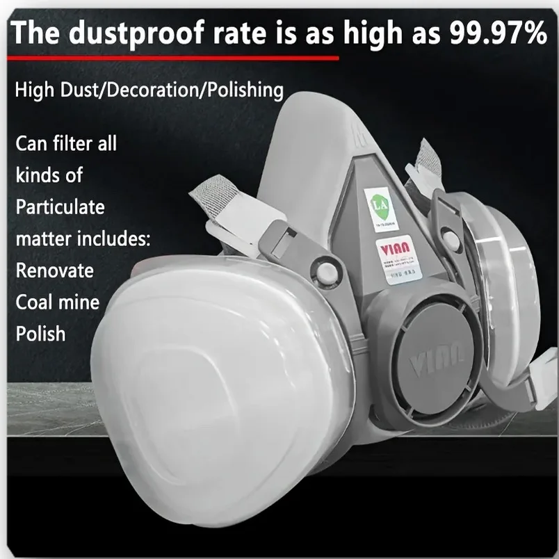 620D Dust Model Mask Industrial Dust Full Face Breathable Mask Sanding Mask Dust Spraying Full Face Shield
620D Dust Model Mask Industrial Dust Full Face Breathable Mask Sanding Mask Dust Spraying Full Face Shield
