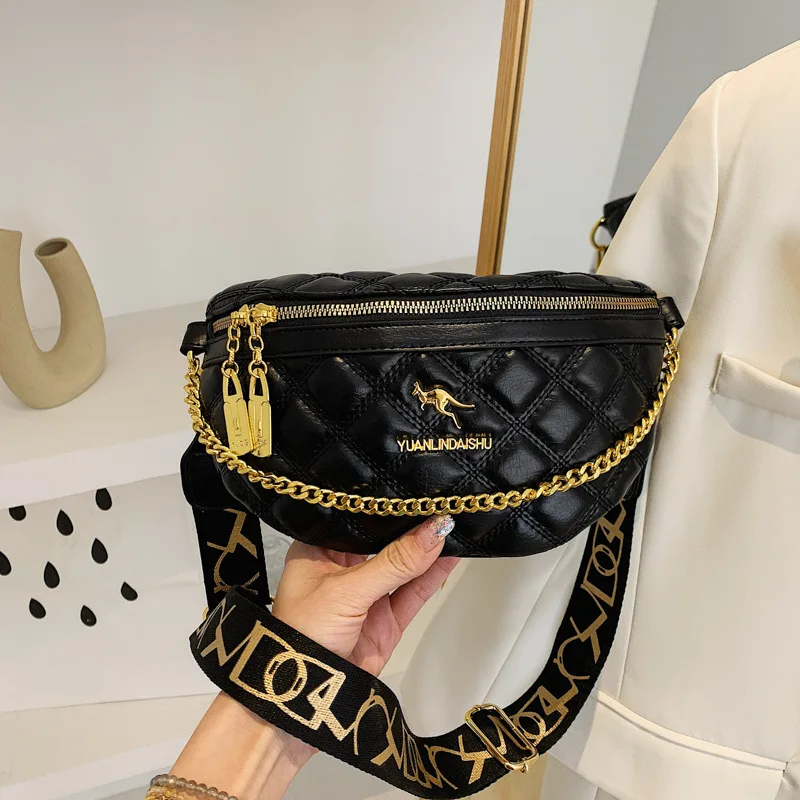 Fashionable Diamond Pattern Chest Bag for Women Premium Wide Shoulder Strap Crossbody Bag Soft Leather Stylish Chain Handbag
Fashionable Diamond Pattern Chest Bag for Women Premium Wide Shoulder Strap Crossbody Bag Soft Leather Stylish Chain Handbag