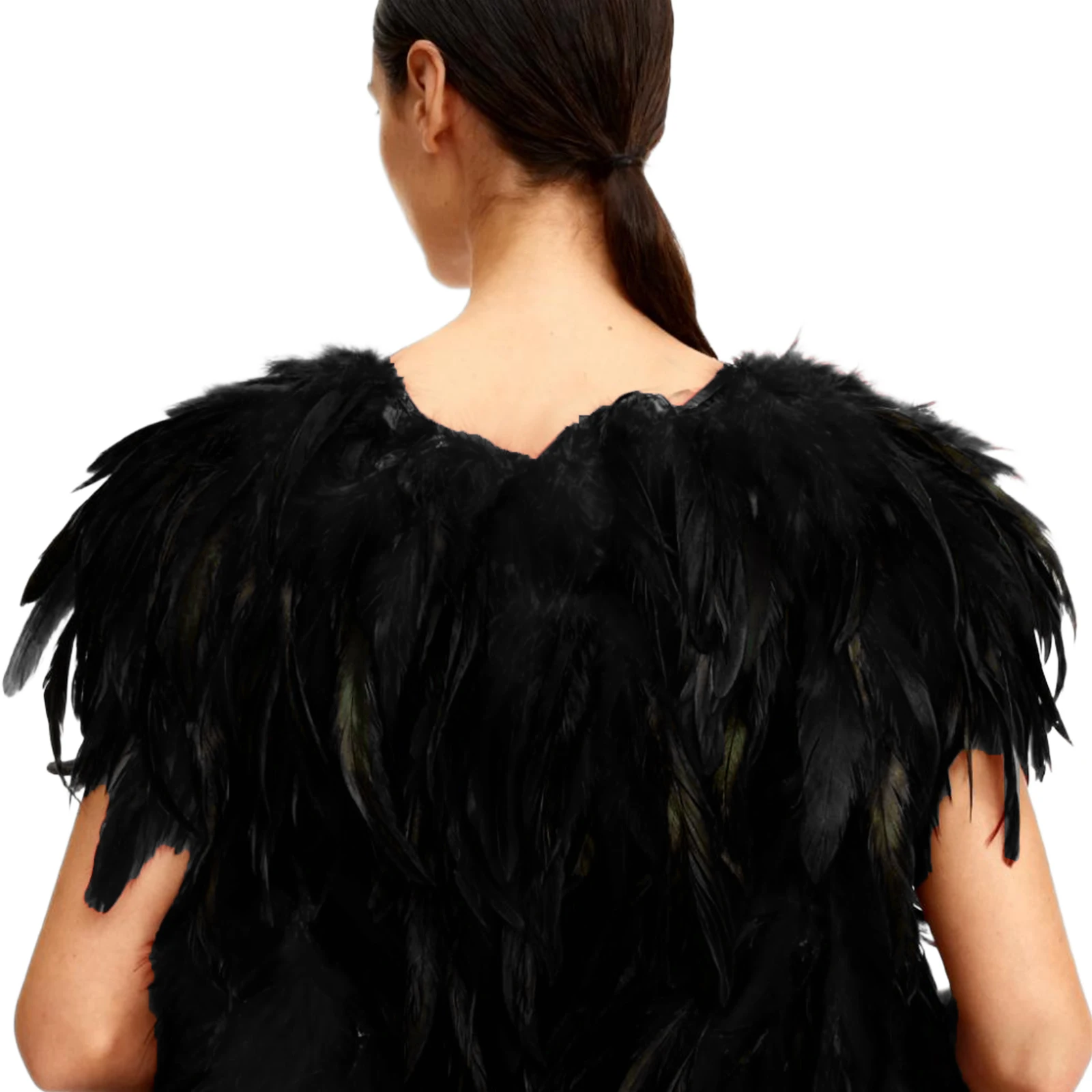 Halloween Gothic Feather Cloak Cape Adult Unisex Cosplay Rave Costume Witch Queen Luxury Feather Bolero Jacket Shrug Wrap Scarf
Halloween Gothic Feather Cloak Cape Adult Unisex Cosplay Rave Costume Witch Queen Luxury Feather Bolero Jacket Shrug Wrap Scarf