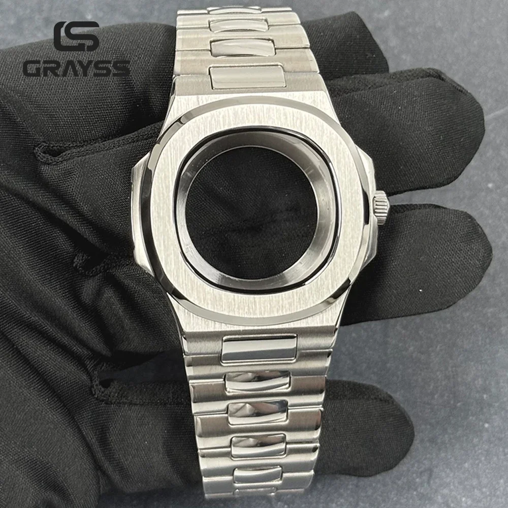 for Philippe Square Watch Case 40mm Accessories Fit 30.5mm NH35 Dial For Seiko NH35 movement Sapphire Crystal glass back
for Philippe Square Watch Case 40mm Accessories Fit 30.5mm NH35 Dial For Seiko NH35 movement Sapphire Crystal glass back