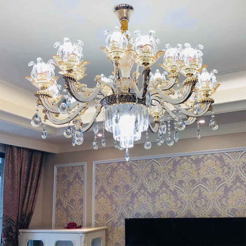Antique Zinc Alloy Crystal Chandelier for Living Room Indoor hotel project lighting Led Lamparas Dining Room Bedroom chandeliers
Antique Zinc Alloy Crystal Chandelier for Living Room Indoor hotel project lighting Led Lamparas Dining Room Bedroom chandeliers