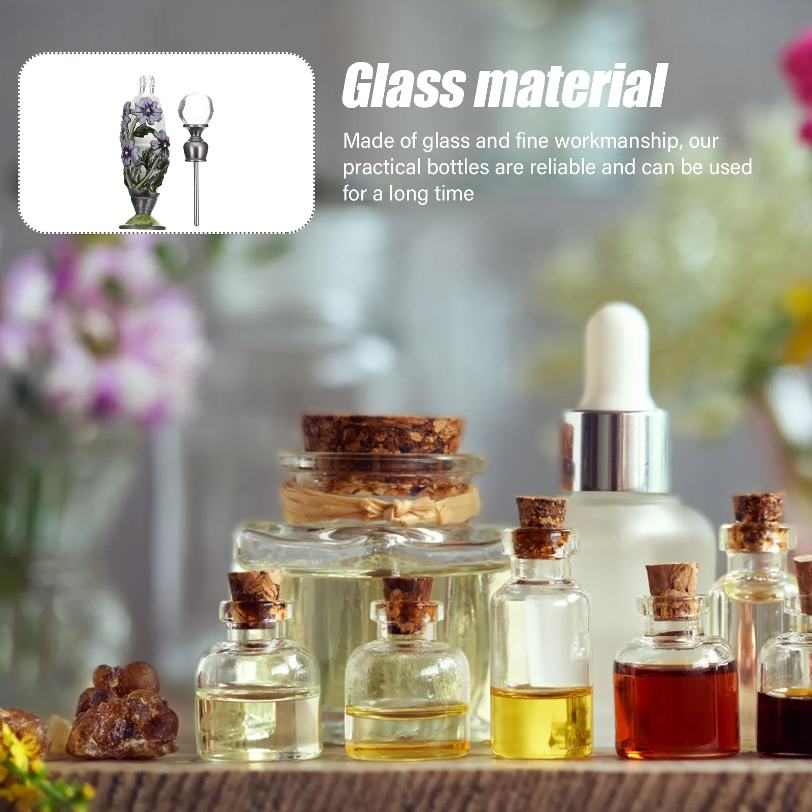 Chic Empty Perfume Bottle Exquisite Glass Essence Sub-Bottle for Essential Oils Fragrance Storage Portable Travel Friendly
Chic Empty Perfume Bottle Exquisite Glass Essence Sub-Bottle for Essential Oils Fragrance Storage Portable Travel Friendly