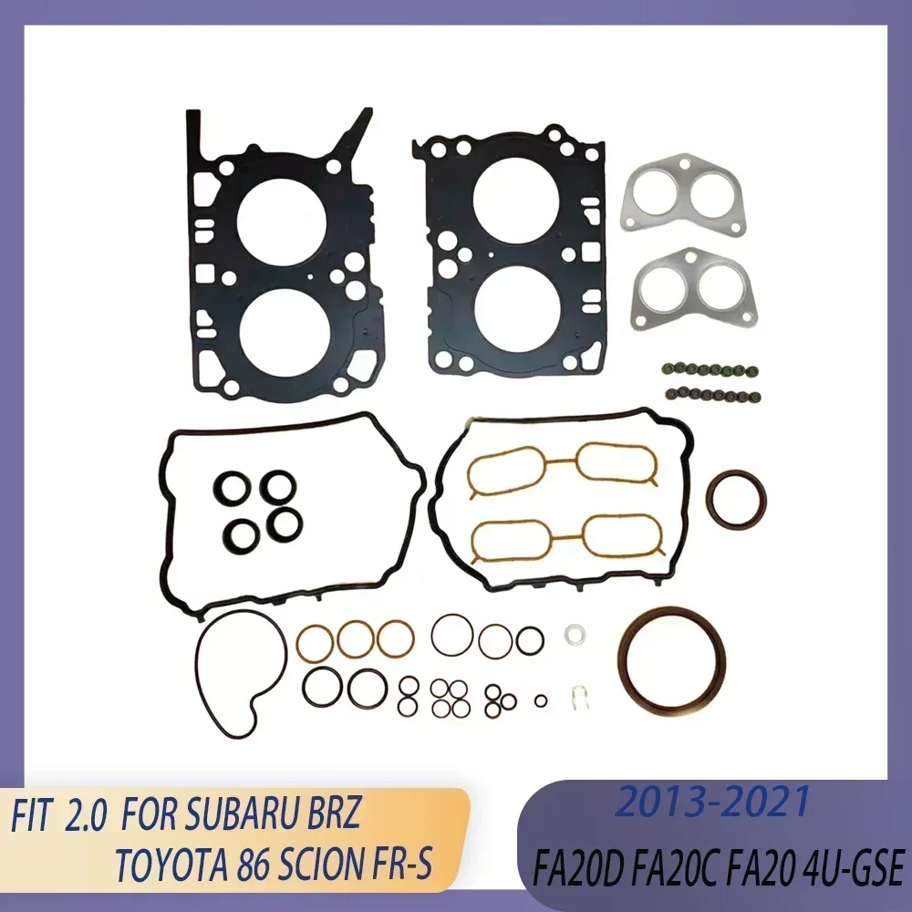 Engine Cylinder Full Head Gasket Set Fit 2.0 L H4 GAS DOHC FA20D FA20C FA20 4U-GSE For 12-21 Subaru BRZ Toyota 86 Scion FR-S
Engine Cylinder Full Head Gasket Set Fit 2.0 L H4 GAS DOHC FA20D FA20C FA20 4U-GSE For 12-21 Subaru BRZ Toyota 86 Scion FR-S