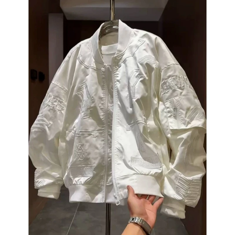 plus Size 300 Pou American Sle Jaet Loose Casual Baseball Coat for Men And Women Spring Autumn Zipper Embroidered Stan...
plus Size 300 Pou American Sle Jaet Loose Casual Baseball Coat for Men And Women Spring Autumn Zipper Embroidered Stan...