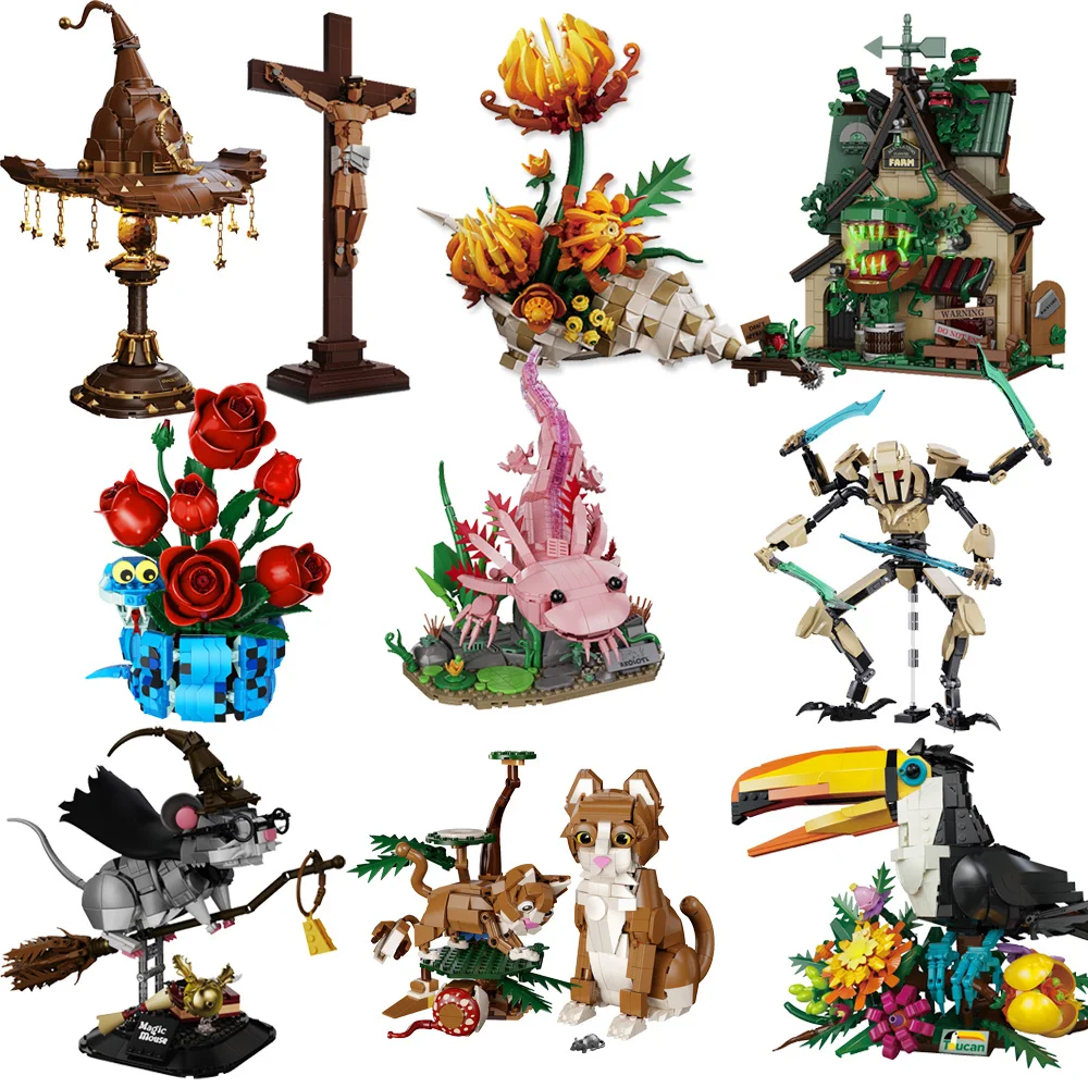 Toucan Building Blocks Pirate Parrot Carnivorous Flower Cottage Model Solar System Assembled Bricks For Kid Christmas Toy
Toucan Building Blocks Pirate Parrot Carnivorous Flower Cottage Model Solar System Assembled Bricks For Kid Christmas Toy