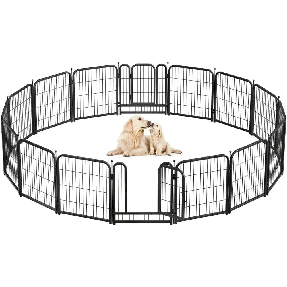 Heavy-Duty 8-Panel Dog Playpen for Large, Medium, and Small Dogs - Indoor/Outdoor Portable Exercise Pen
Heavy-Duty 8-Panel Dog Playpen for Large, Medium, and Small Dogs - Indoor/Outdoor Portable Exercise Pen