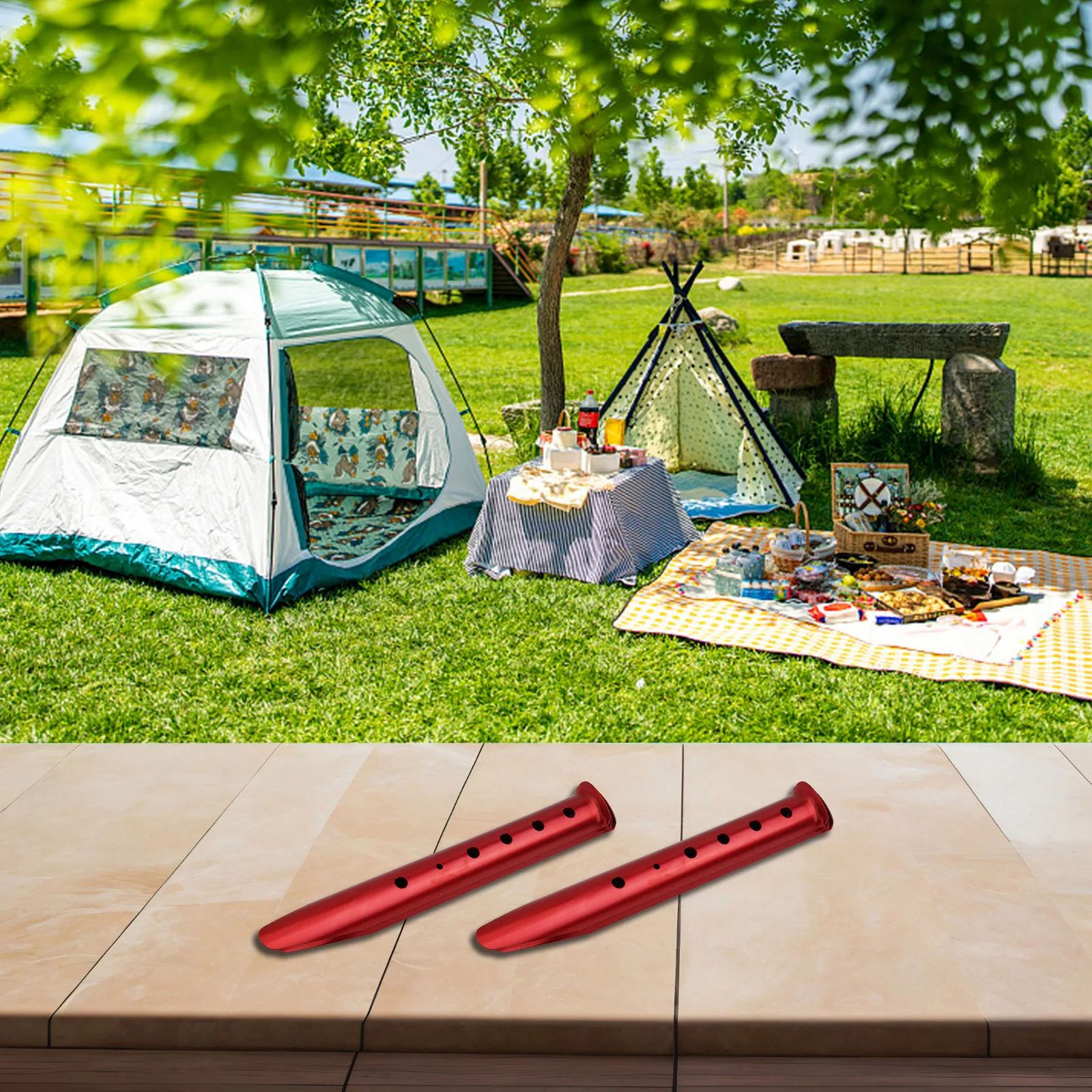 Beach Camping 31*3.7cm Snow Tent Stakes Widened Curved Width 6 Holes For Adjustment Extra Length Curved Top Design
Beach Camping 31*3.7cm Snow Tent Stakes Widened Curved Width 6 Holes For Adjustment Extra Length Curved Top Design