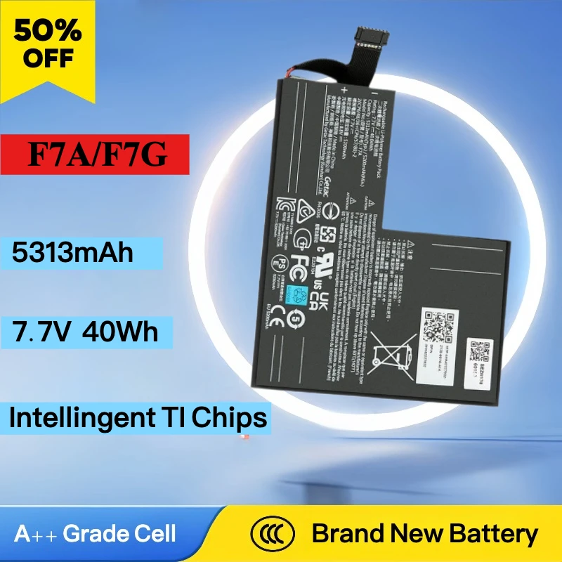 F7A LCD F7G OLED Li-polymer Replacement Battery for Steam Deck Handheld Gamepad Controller Rechargeable Batteries Accessories
F7A LCD F7G OLED Li-polymer Replacement Battery for Steam Deck Handheld Gamepad Controller Rechargeable Batteries Accessories