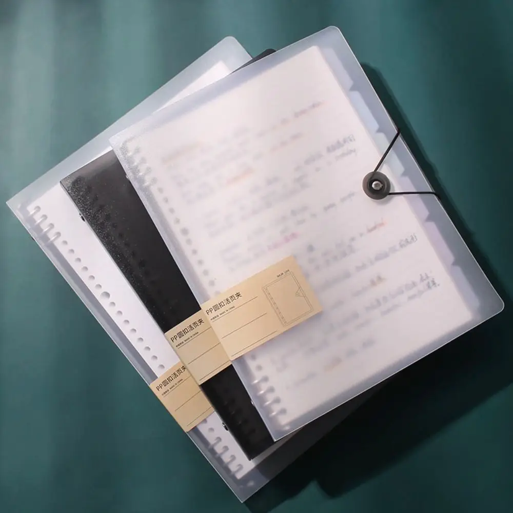 Inner Cover A5/B5/A4 Binder Cover 8 Hole DIY Binder Loose Leaf Notebook Shell Transparent Notebook Binder A4 File Folder Cover
Inner Cover A5/B5/A4 Binder Cover 8 Hole DIY Binder Loose Leaf Notebook Shell Transparent Notebook Binder A4 File Folder Cover