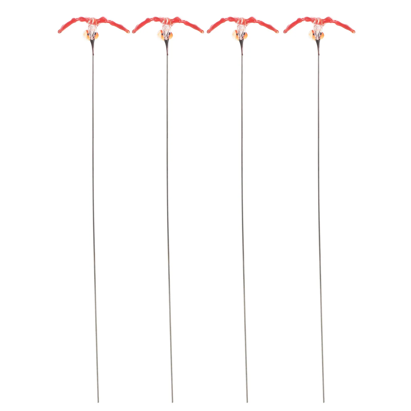 4Pcs Glass Hummingbird Plant Pick Decor 31Cm Red Blown Glass Bird Stake for Potted Plants Garden Patio Balcony Indoor Outdoor
4Pcs Glass Hummingbird Plant Pick Decor 31Cm Red Blown Glass Bird Stake for Potted Plants Garden Patio Balcony Indoor Outdoor