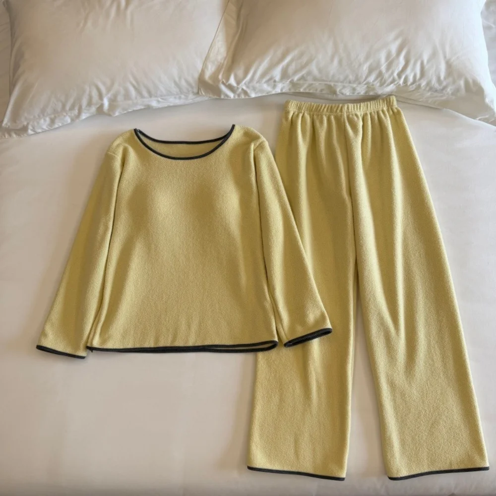 Pijama Winter Pajamas Ladies Pants Sets Pyjamas Sleepwear Women's Nightie Home Set Female Warm Long Sleeve Woman Nightwear
Pijama Winter Pajamas Ladies Pants Sets Pyjamas Sleepwear Women's Nightie Home Set Female Warm Long Sleeve Woman Nightwear