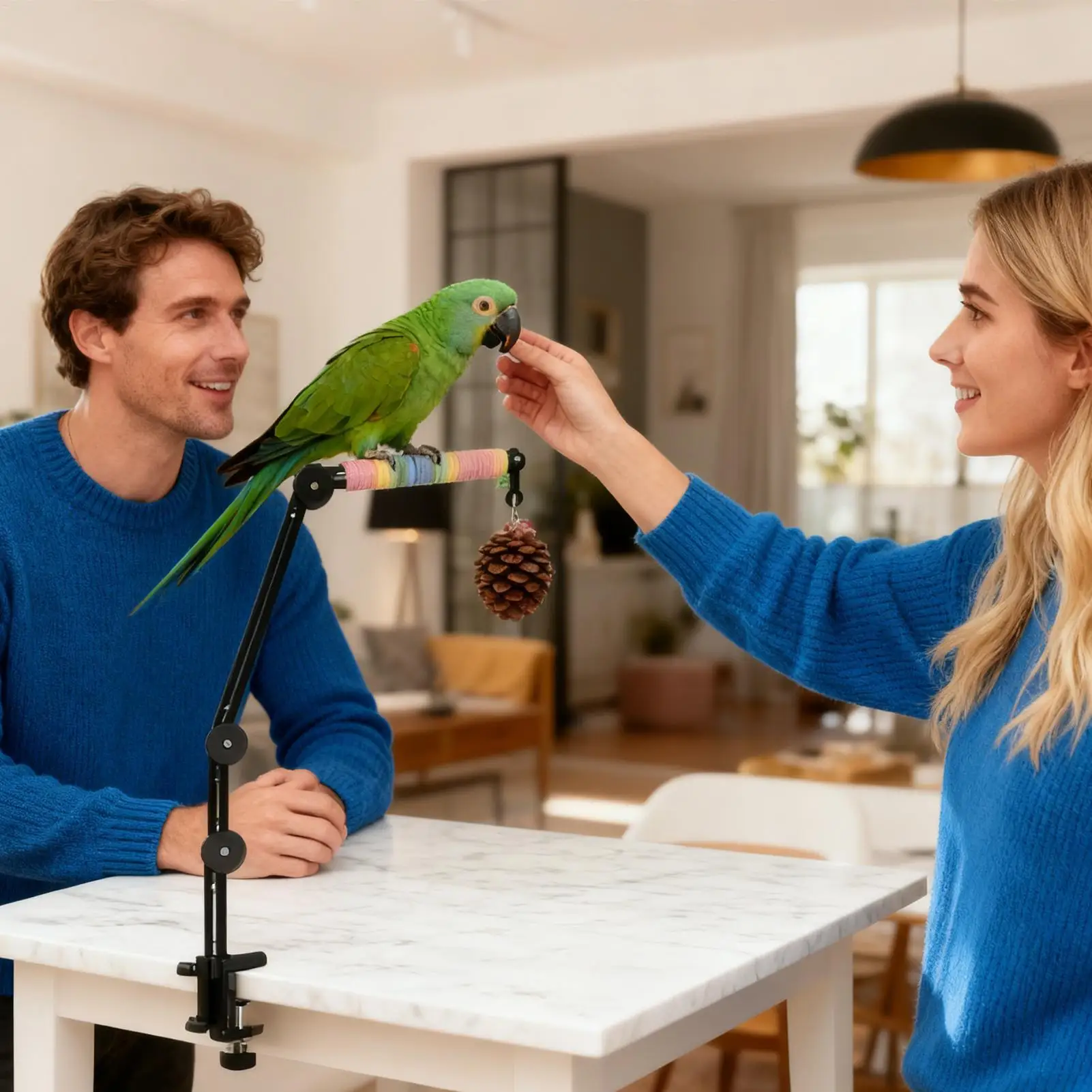 Птичий окунь 4 в 1, клетка для обогащения, аксессуары, птичий окунь, подставка, игрушки для попугая с шариком для попугая, корелла, Conure Lovebird
Птичий окунь 4 в 1, клетка для обогащения, аксессуары, птичий окунь, подставка, игрушки для попугая с шариком для попугая, корелла, Conure Lovebird