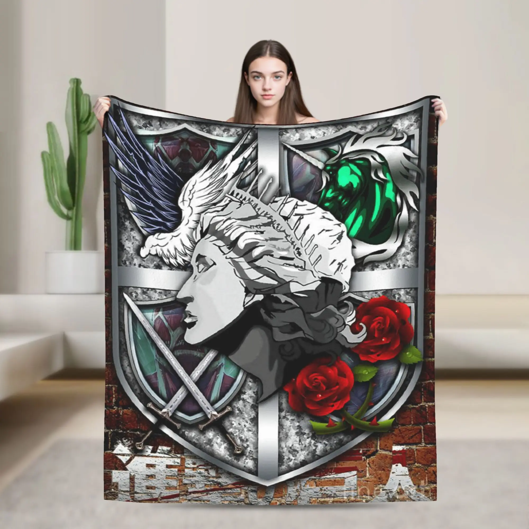 Attacking on Titans Blanket Quality Warm Soft Bedding Throws Winter Kids Couch Bed Funny Bedspread
Attacking on Titans Blanket Quality Warm Soft Bedding Throws Winter Kids Couch Bed Funny Bedspread