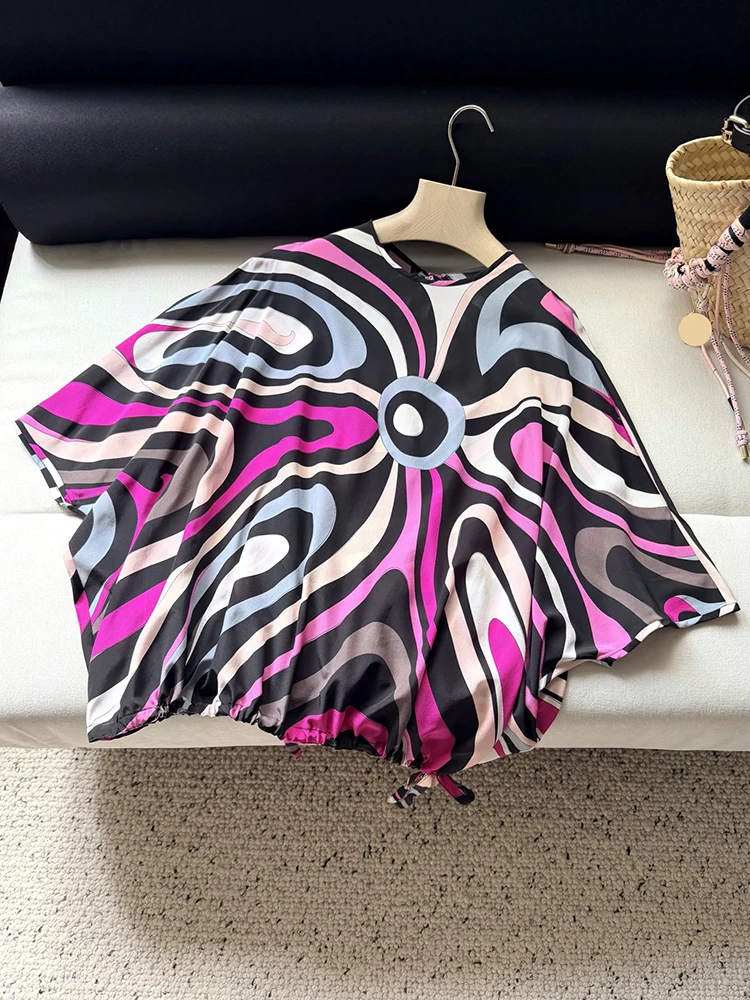 Spring Summer Fashion Indoor Daily Casual Geometric Print Blouses Women's O-Neck Batwing Long Sleeve Loose Vintage Pullovers
Spring Summer Fashion Indoor Daily Casual Geometric Print Blouses Women's O-Neck Batwing Long Sleeve Loose Vintage Pullovers