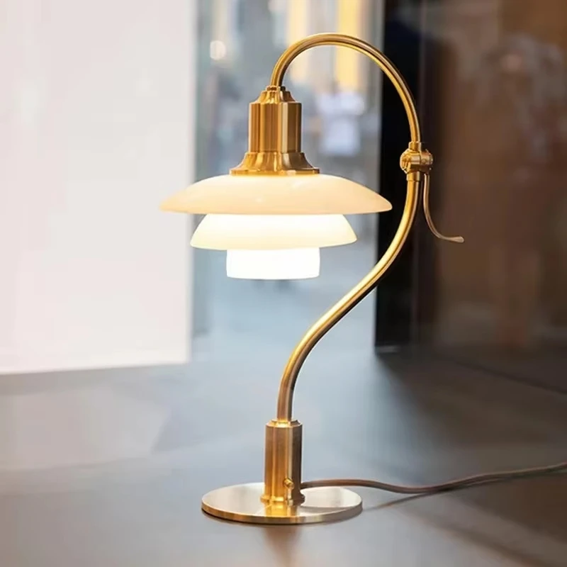 Danish Designer Bauhaus Style Table Light 3 Layers Glass Lampshade Bedroom Living Room Decoration Desk Foscarini Lighting Decor
Danish Designer Bauhaus Style Table Light 3 Layers Glass Lampshade Bedroom Living Room Decoration Desk Foscarini Lighting Decor