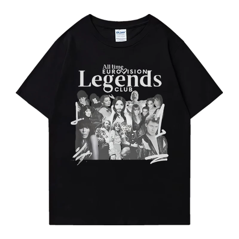 2025 Eurovision Song Contest Oversized t-shirt Crew Neck streetwear 100% Cotton Men Women short sleeve t-shirts Unisex clothing
2025 Eurovision Song Contest Oversized t-shirt Crew Neck streetwear 100% Cotton Men Women short sleeve t-shirts Unisex clothing